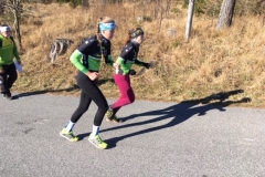 Laura Debnárová a Radka Paulechová počas behu na Hrebienok